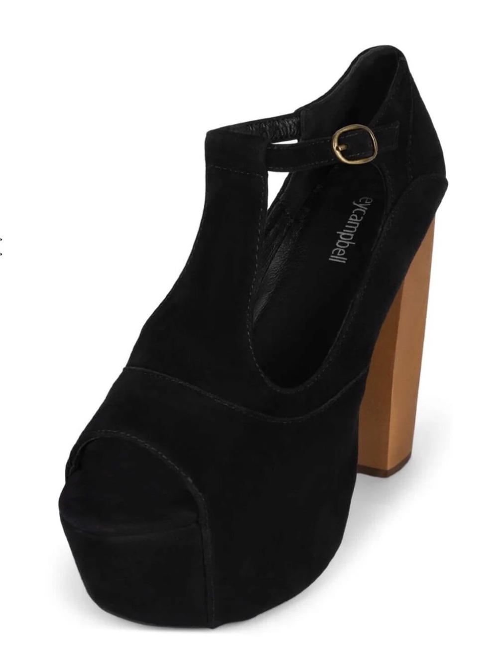 NWOT Jeffrey Campbell Foxy Wood Heels 7.5